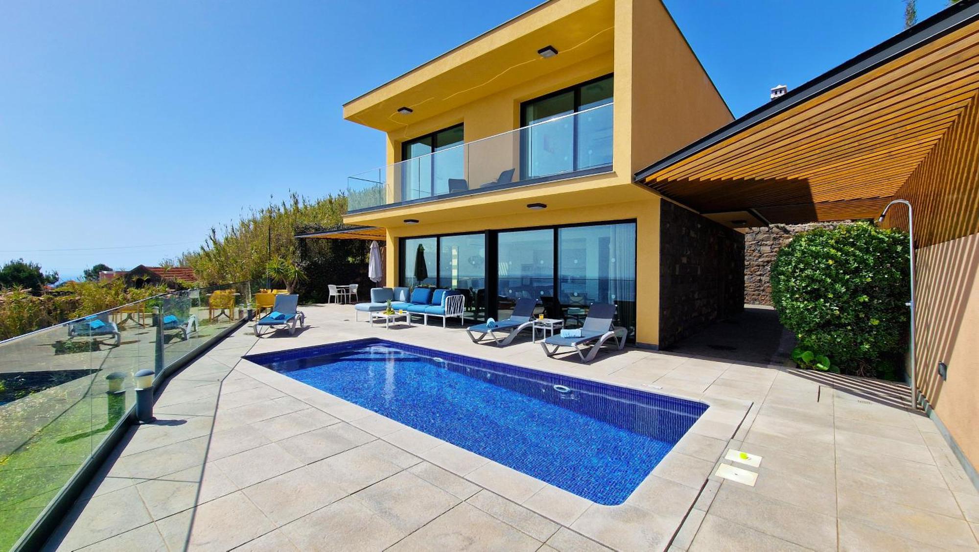 Eden Sun - A Modern Luxury Villa With A Panoramic View Prazeres Exterior foto